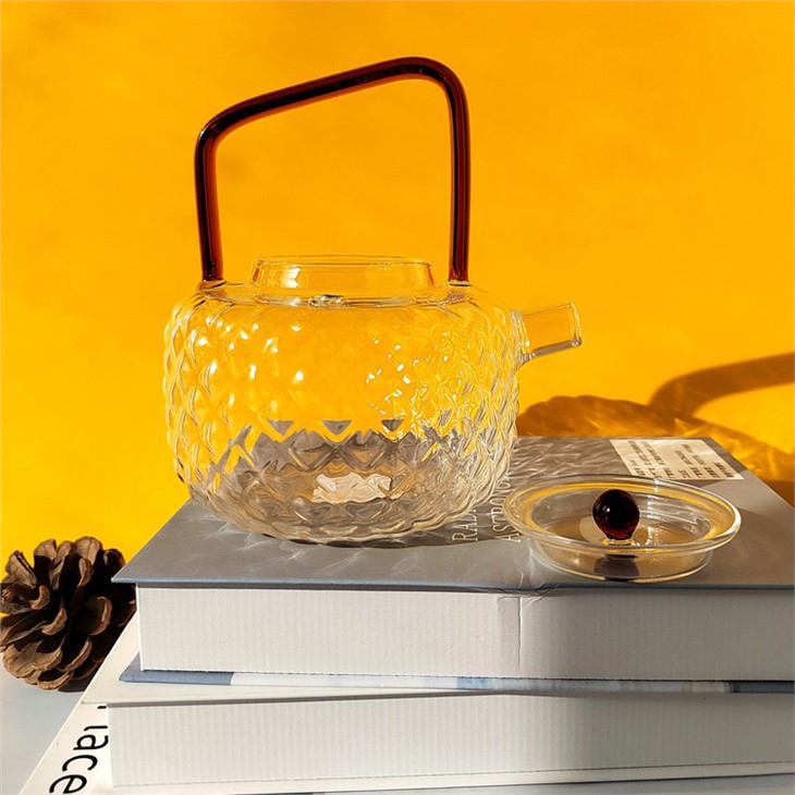 Heat Resistant Glass Household Teapot
